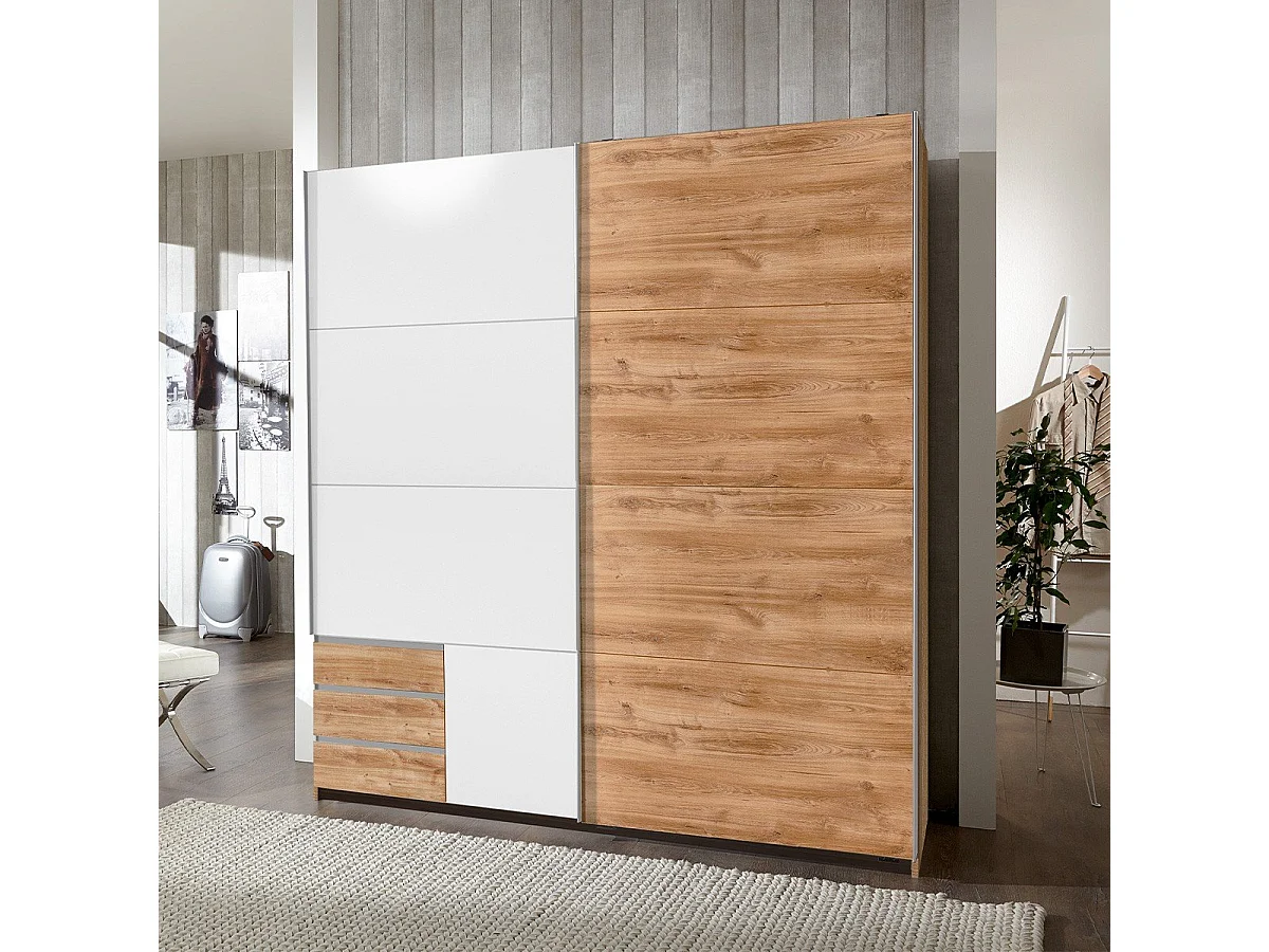 Armoire 2 portes coulissantes - L179 cm