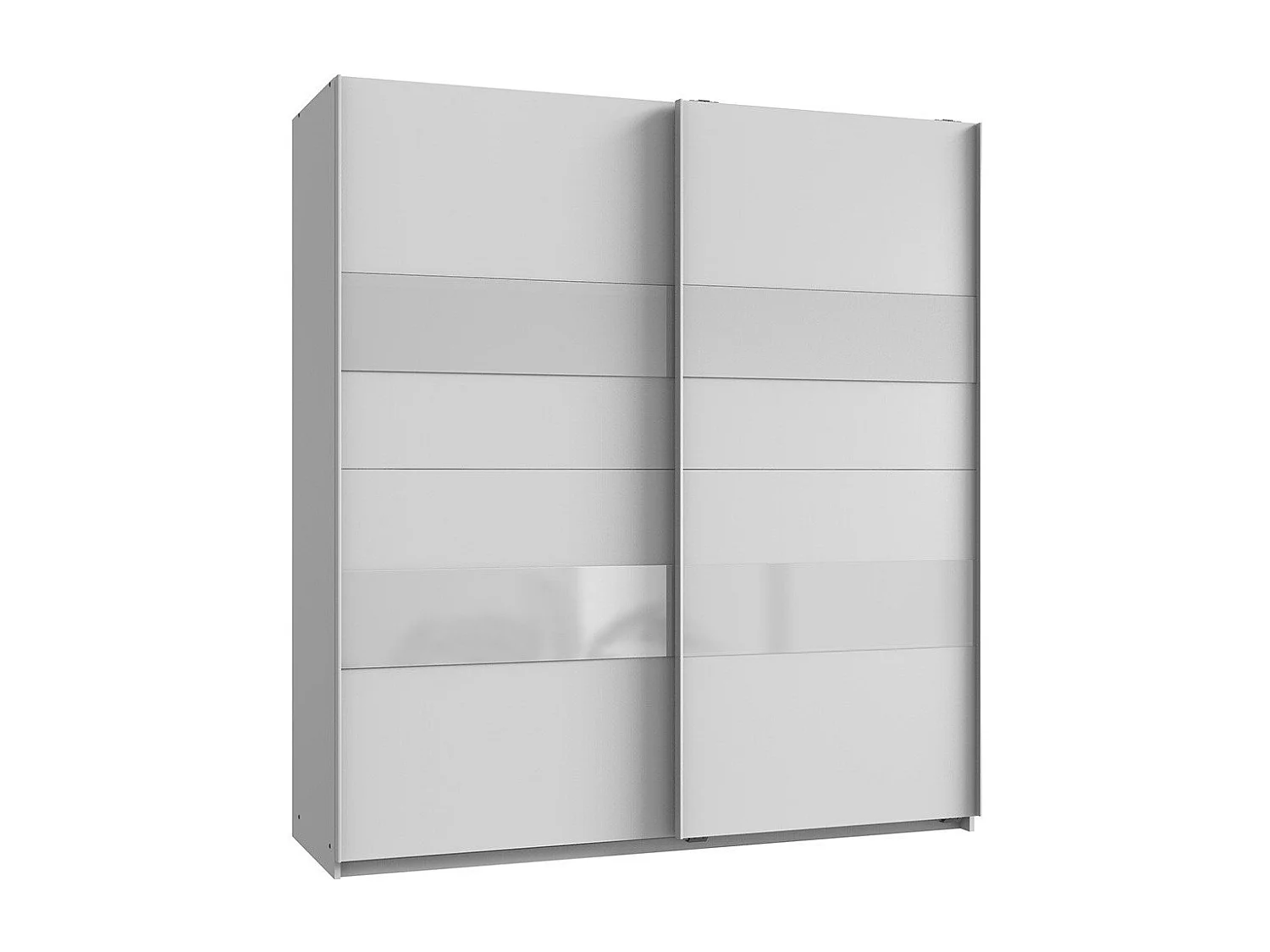 Armoire 2 portes coulissantes avec insert - L180 cm