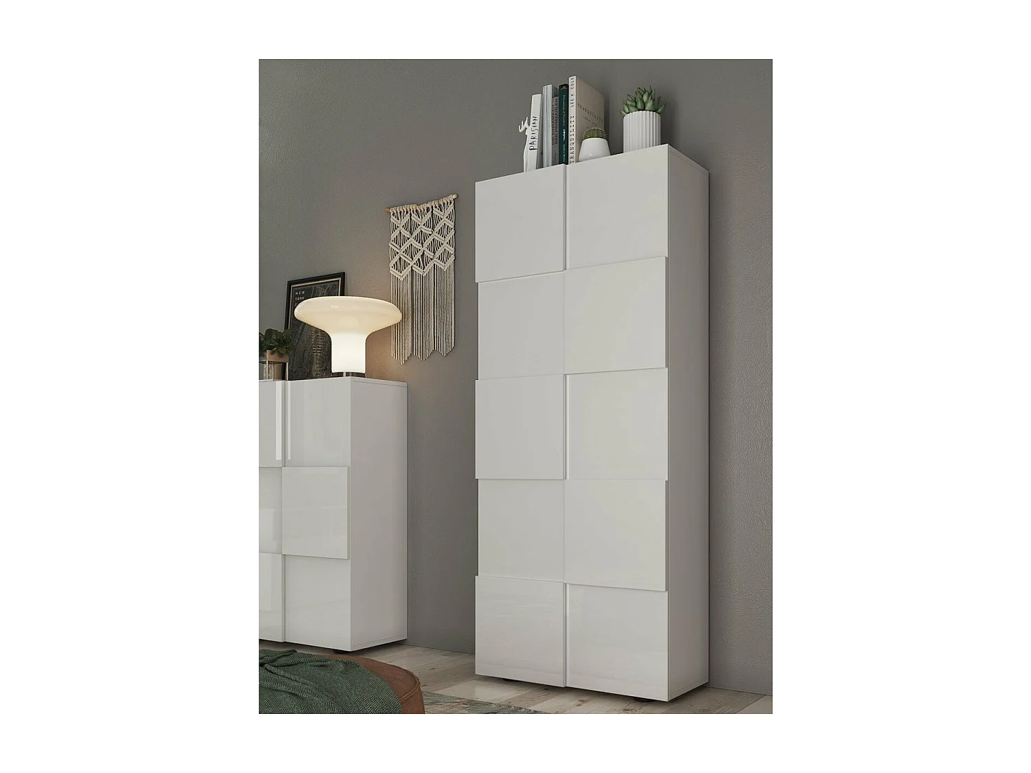 Armario de almacenamiento de 2 puertas Dama - H186,5 cm