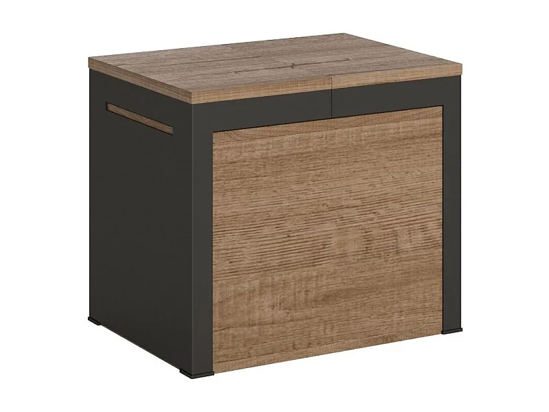 Banco Walk extensible de madera y metal de 55 a 305 cm.-Color Natural