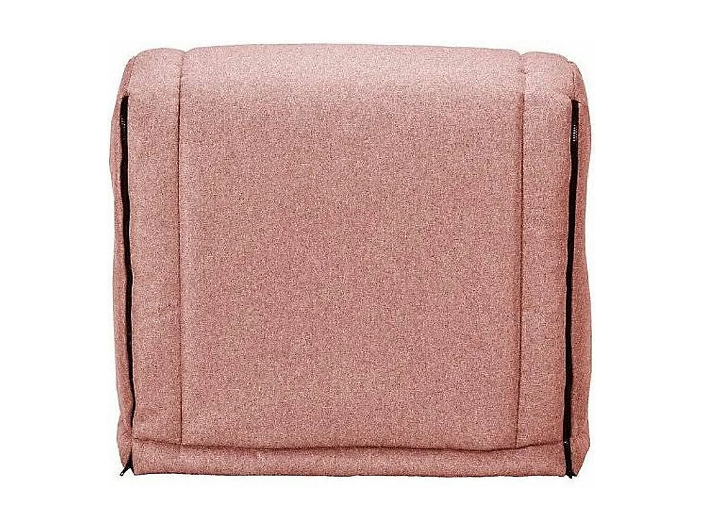 Fauteuil BZ 1 place 90x190 tissu matelas 12cm Venus-Couleur Rose clair