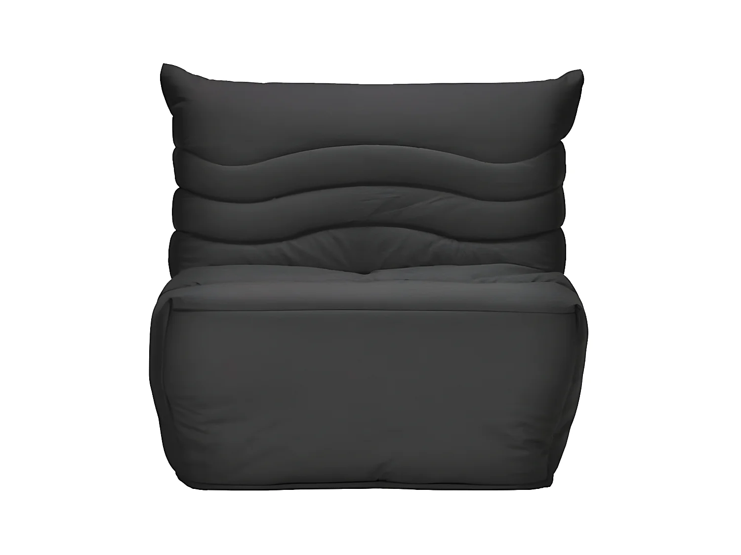 Banquette lit accordéon 1 place 90x190 matelas 12cm Brioca-Couleur B 921