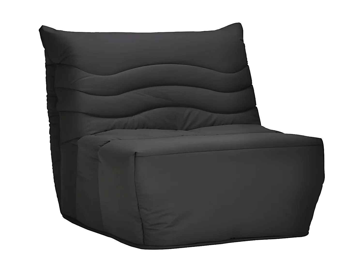 Banquette lit accordéon 1 place 90x190 matelas 12cm Brioca-Couleur B 921