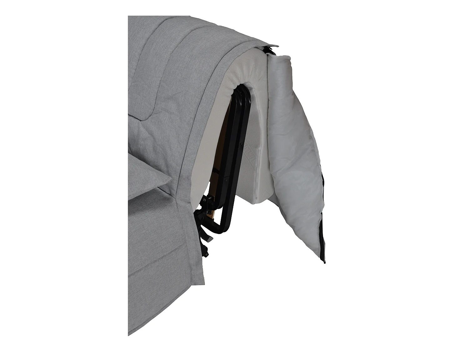 BZ bank 140x190 cm met opberger Bultex 12 cm Bounty-Kleur B918
