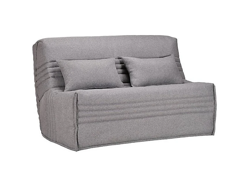 BZ bankstof 140x200 cm Bultex matras 15 cm Celia-Kleur Lichtgrijs-Opslagruimte Zonder opslag