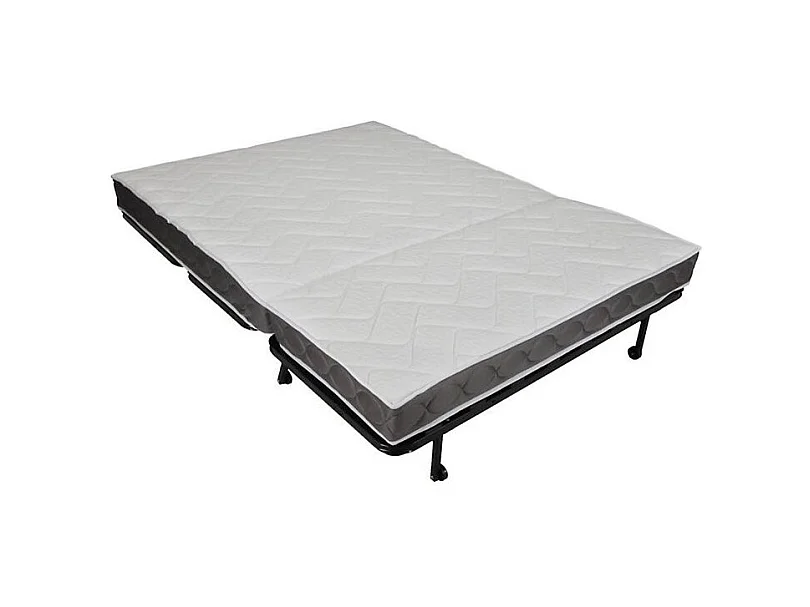 BZ bank Matrasstof 12 cm 140x190 cm Zilo-Kleur Donkergrijs-Opslagruimte Zonder opslag