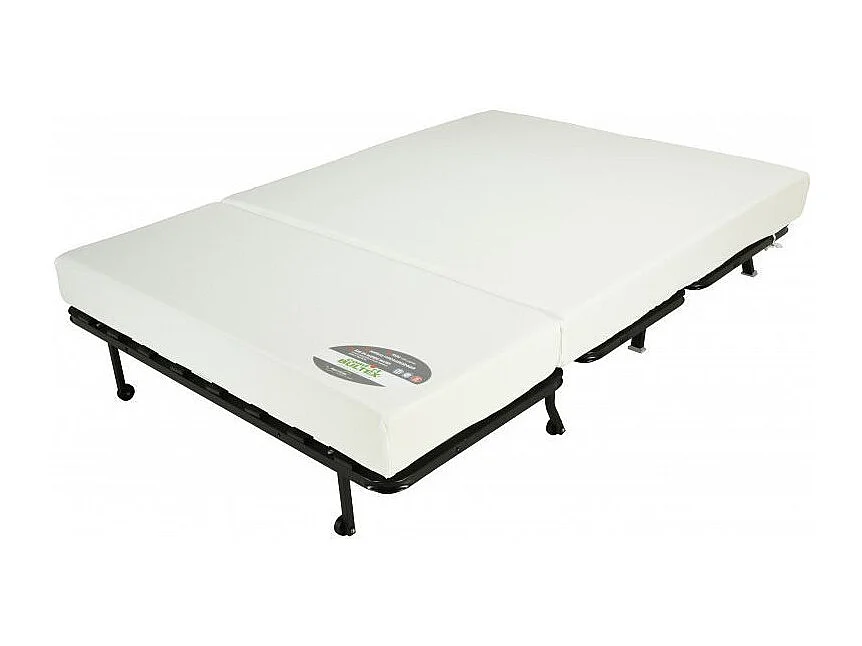 BZ microvezelbank 140x200 cm met opbergruimte Bultex matras 15 cm Barnes-Kleur Lichtbruin