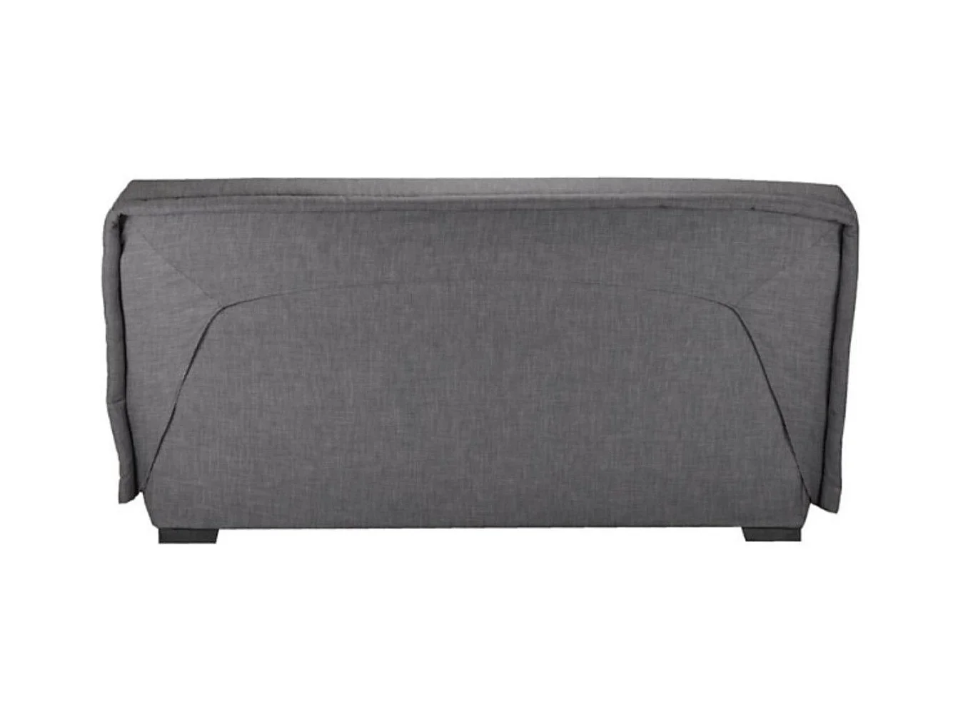 Canapé Clic Clac tissu avec coffre matelas Bultex 15cm Bianca 207cm-Couleur Beige clair