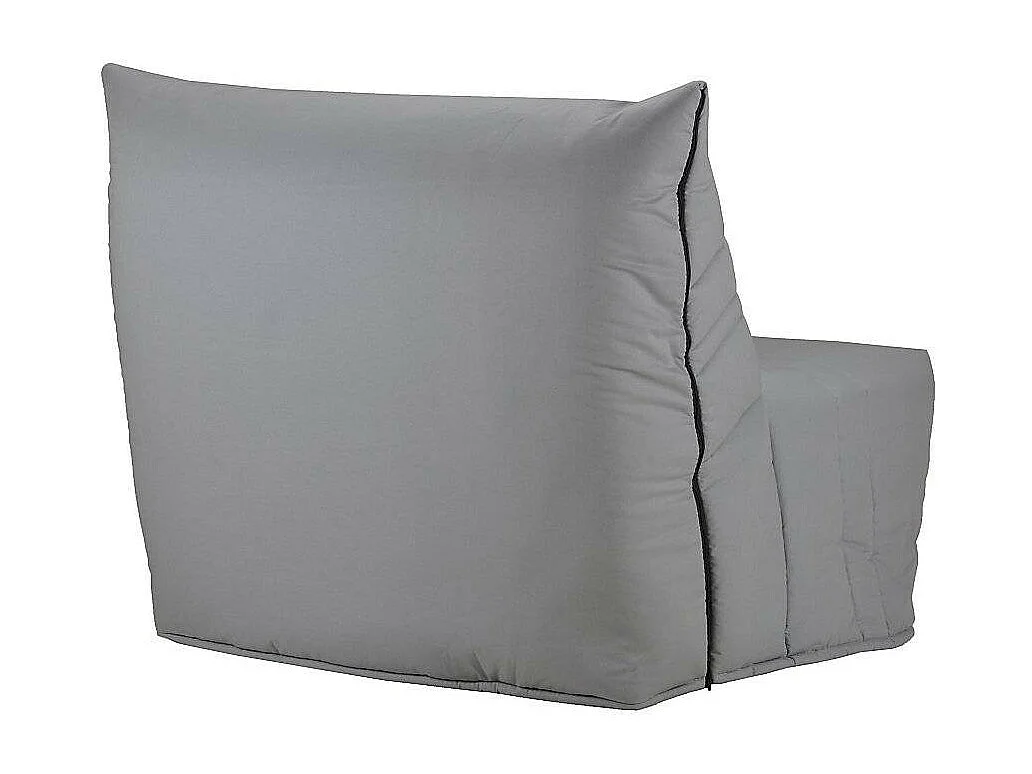 Fauteuil BZ 1 place 90x190 tissu matelas 9cm Optale-Couleur Gris clair
