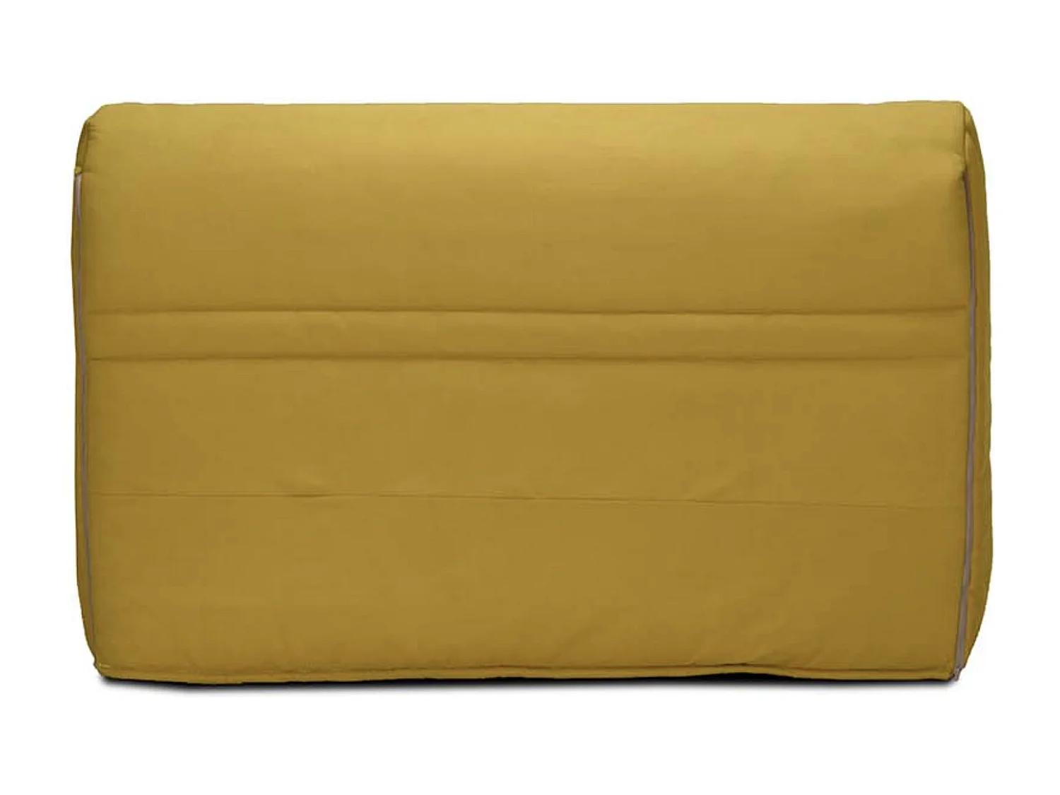 Banquette BZ tissu matelas Bultex 15cm Barnes 140x200-Couleur Marron