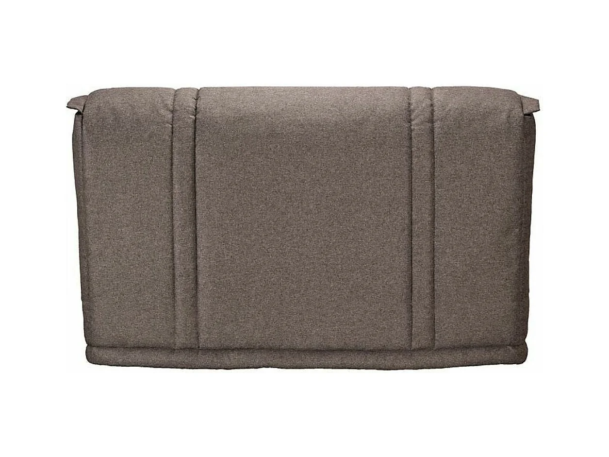 Banquette BZ tissu matelas Starconfort 15cm Pardo-Couleur Gris-140x200-Coffre de rangement Avec rangement