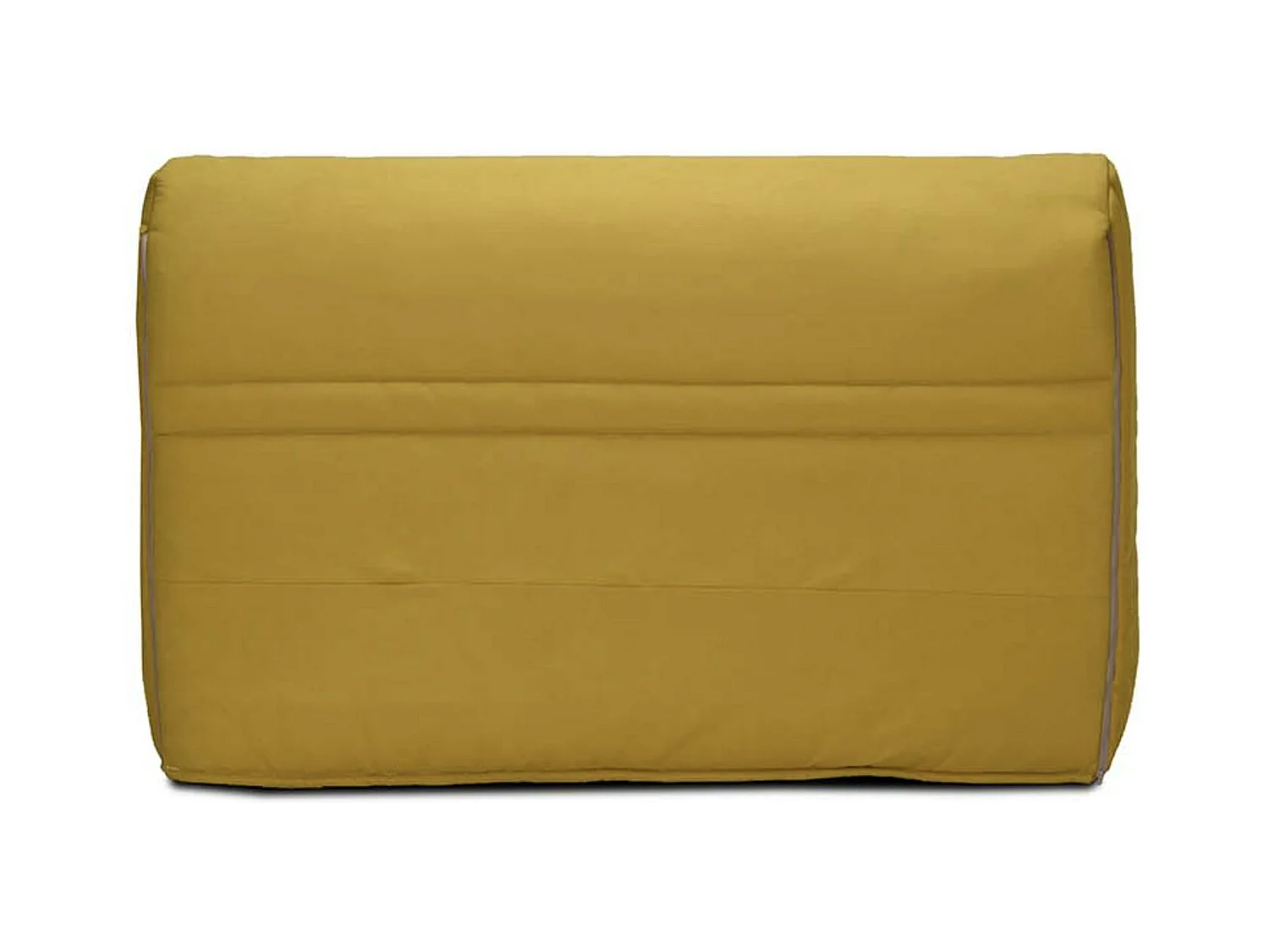 Banquette BZ tissu matelas Bultex 15cm Barnes 140x200-Couleur Marron-Coffre de rangement Avec rangement