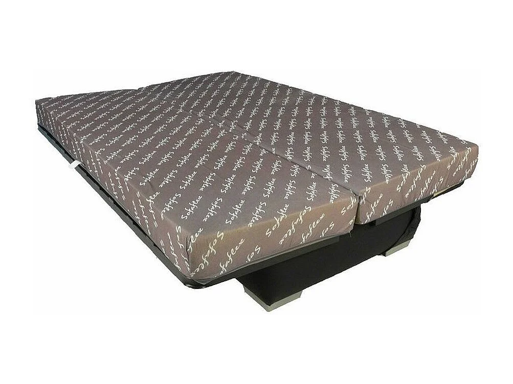Clic Clac 130x190 matelas Sofaflex 11cm Gaby 193cm-Couleur Marron
