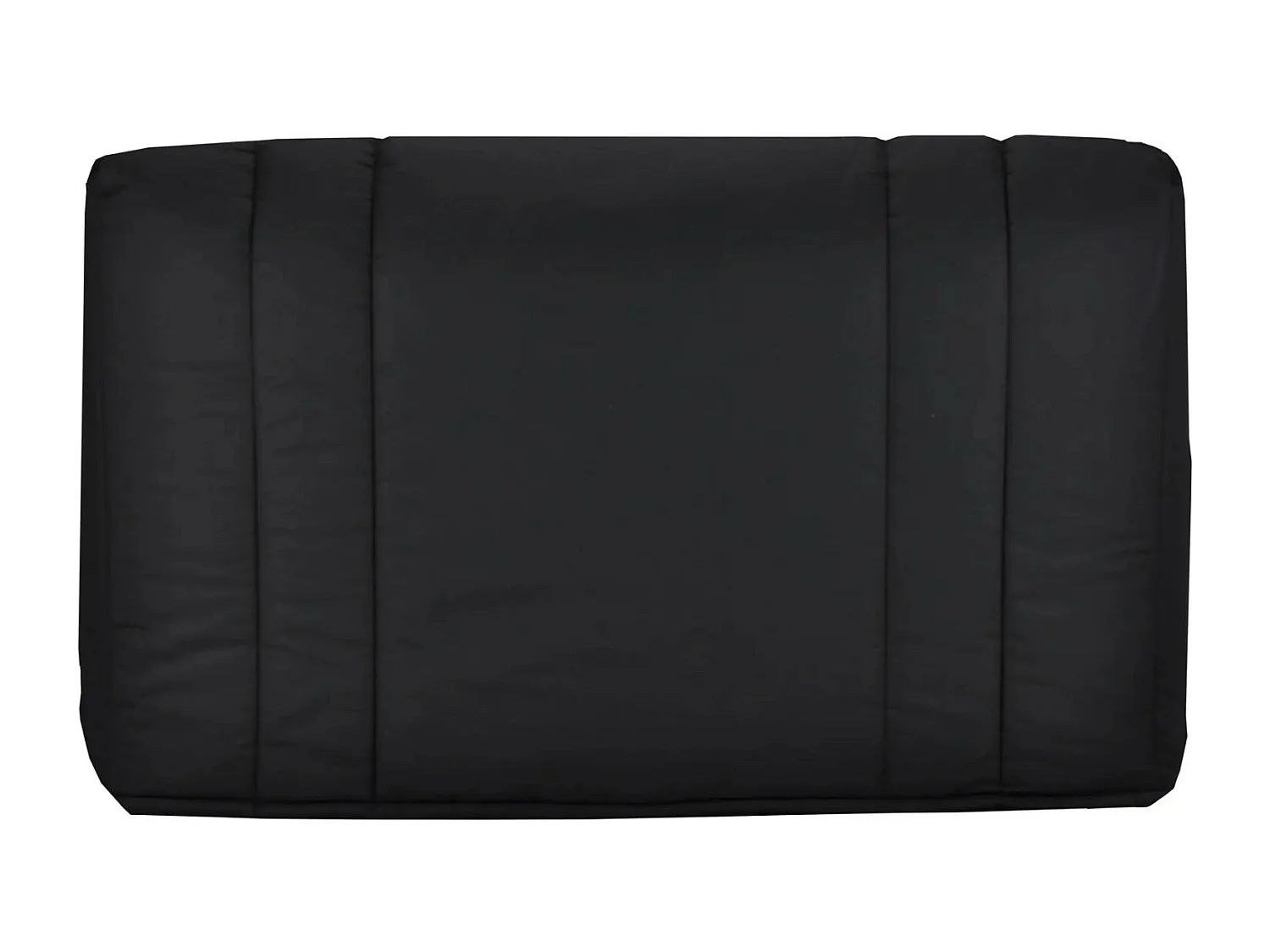 Banquette BZ tissu matelas Bultex 12cm 140x190 Bounty-Couleur Noir-Coffre de rangement Avec rangement