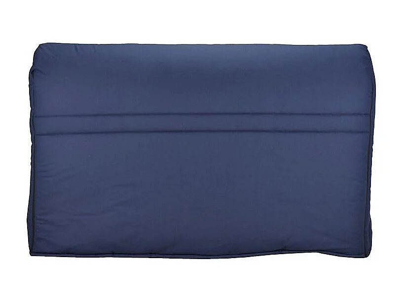 Banquette BZ tissu matelas Bultex 15cm Barnes 140x200-Couleur Bleu foncé-Coffre de rangement Avec rangement