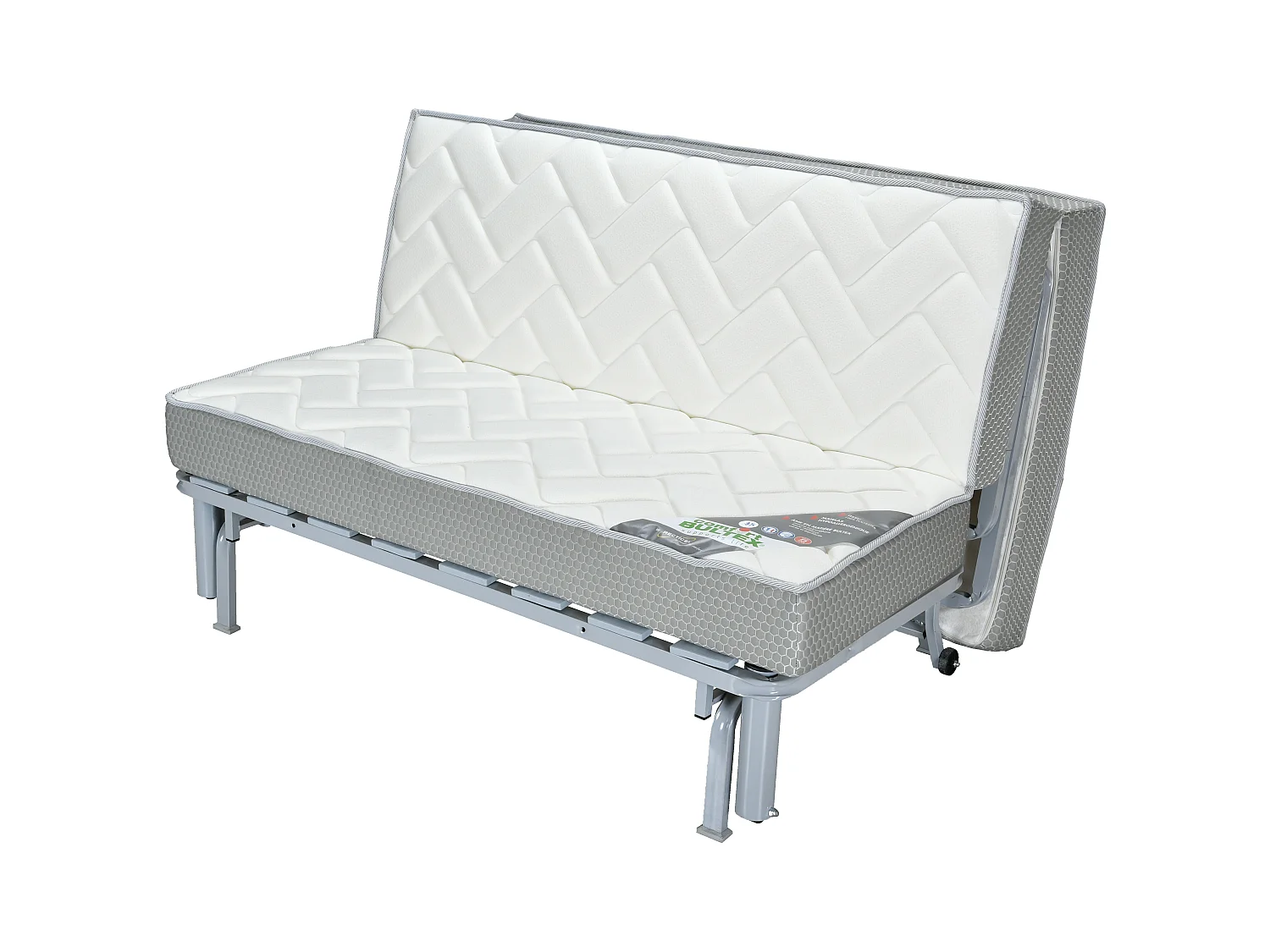 BZ bank 140x190 cm met opberger Bultex 12 cm Bounty-Kleur B924