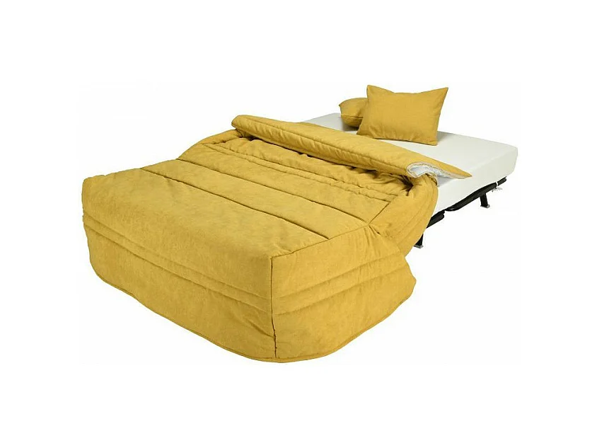 BZ bank 140x190 cm met opberger Bultex 12 cm Bounty-Kleur B924