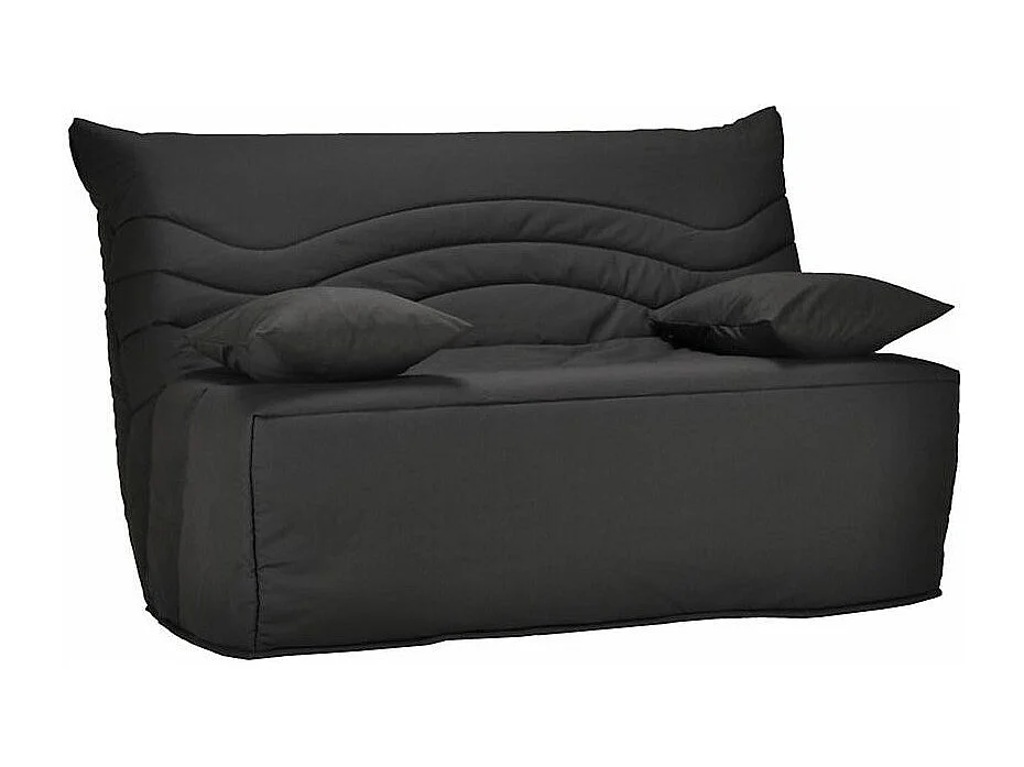 Banquette BZ microfibre 160x200 Matelas Starconfort 12cm Brioca-Couleur Beige clair