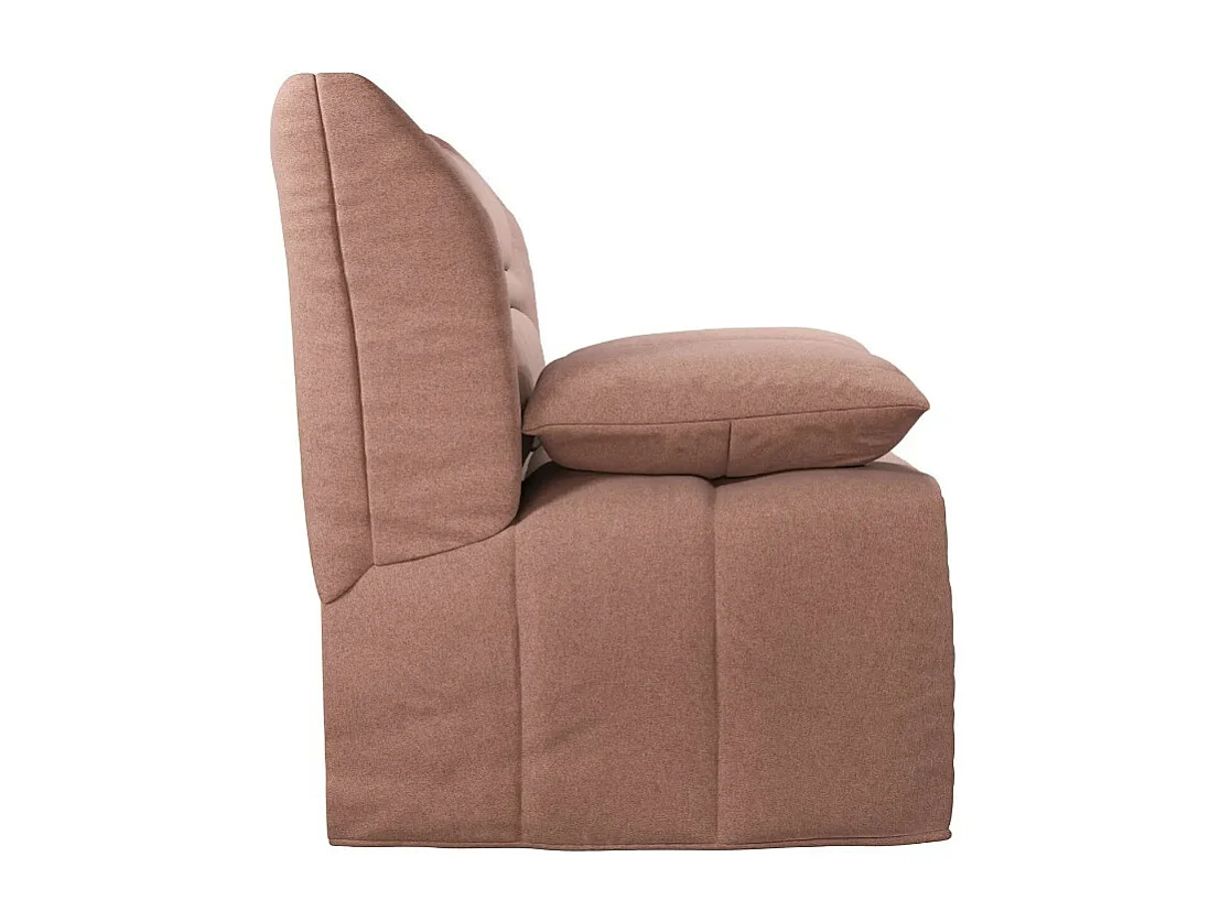 BZ bank Matrasstof 12 cm 140x190 cm Zilo-Kleur Lichtroze-Opslagruimte Zonder opslag