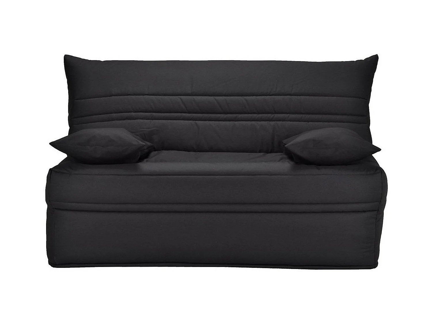 BZ zitbank Sofaconfort matrasstof 9 cm Optale 143 cm-Kleur Donkergrijs