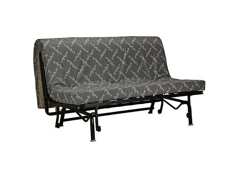 BZ zitbank Sofaconfort matrasstof 9 cm Optale 143 cm-Kleur Donkergrijs