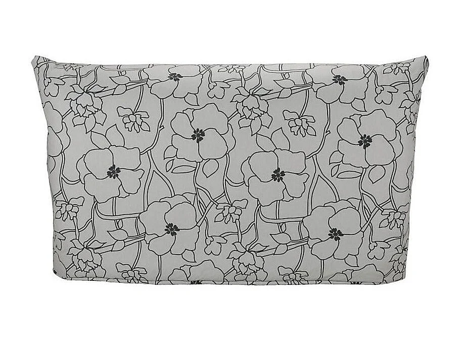 BZ grijs bedrukte bank 140x200 cm Starconfort matras 12 cm Petals