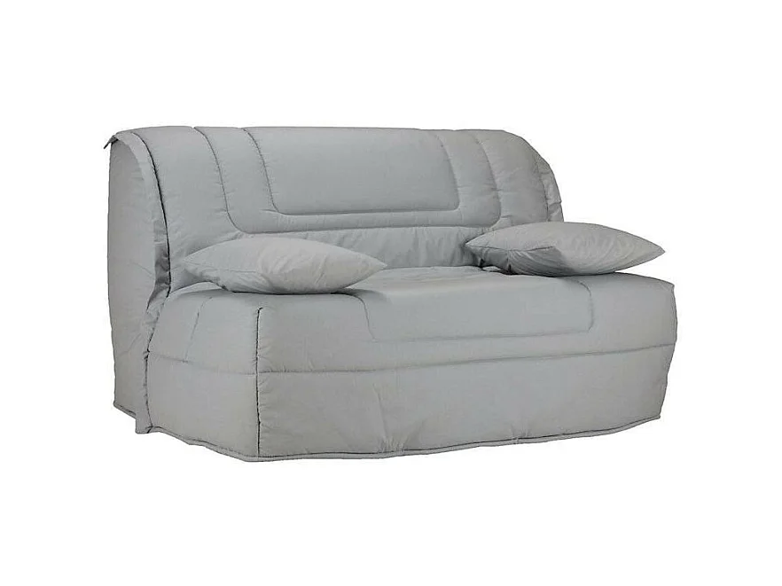 BZ zitbank Bultex matrasstof 12 cm 140x190 cm Bounty-Kleur Lichtgrijs-Opslagruimte Zonder opslag