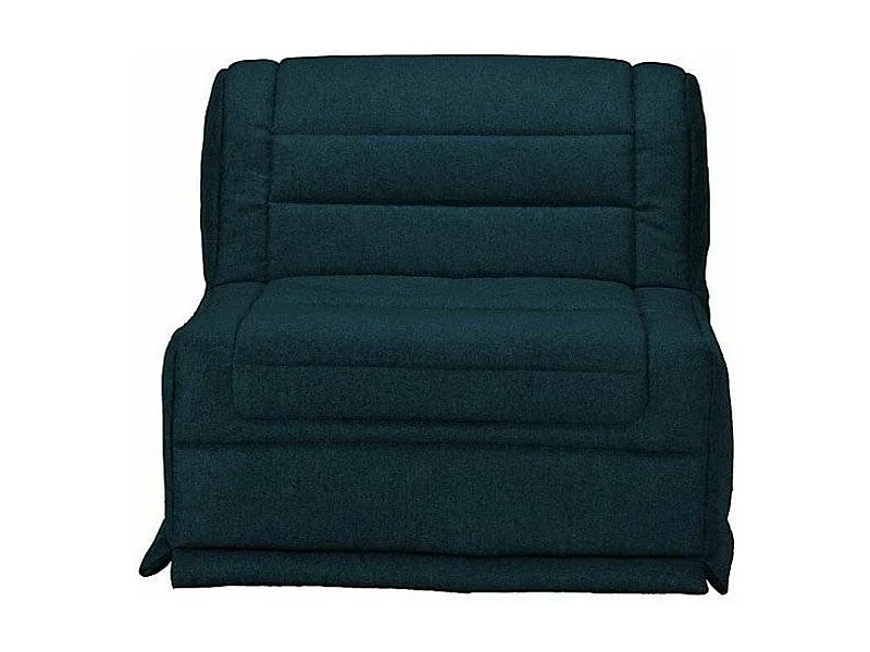 Fauteuil BZ 1 place 90x190 tissu matelas 12cm Venus-Couleur Bleu foncé
