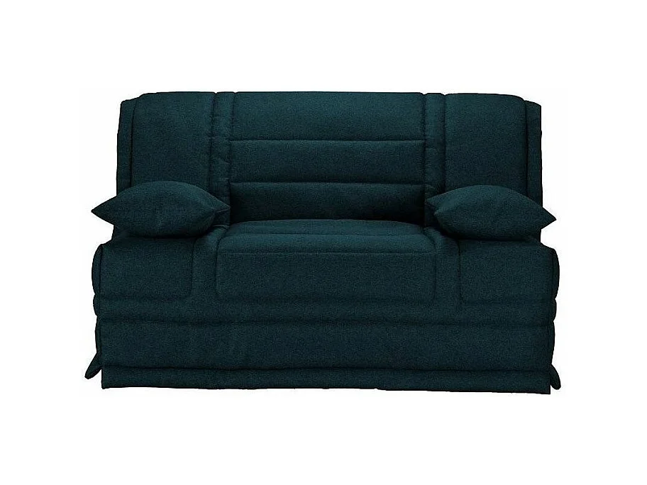 Banquette BZ tissu matelas Starconfort 15cm Pardo-Couleur Bleu foncé-160x200