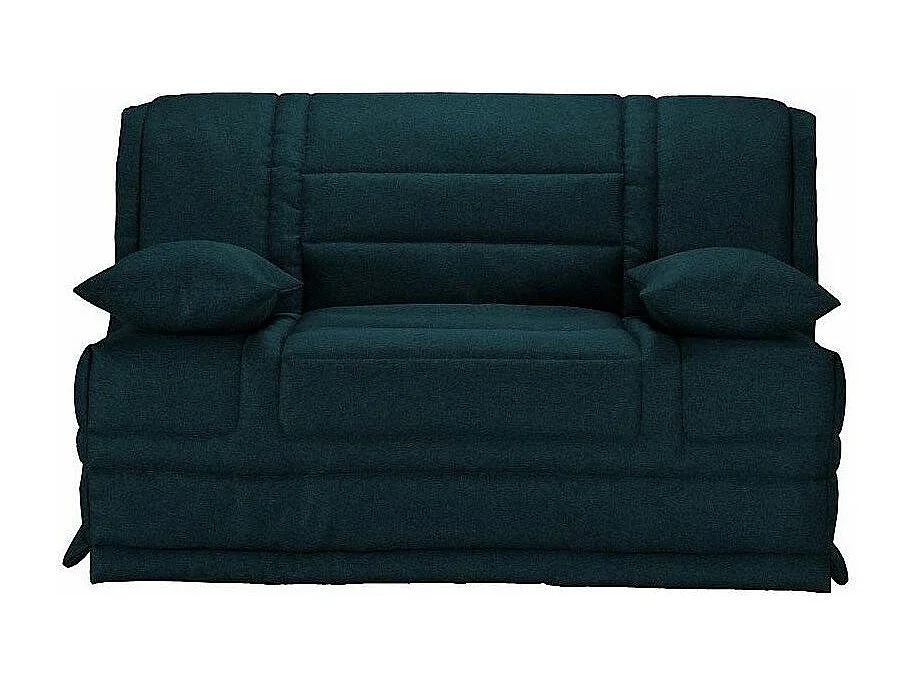 Banquette BZ tissu matelas Starconfort 15cm Pardo-Couleur Bleu foncé-160x200