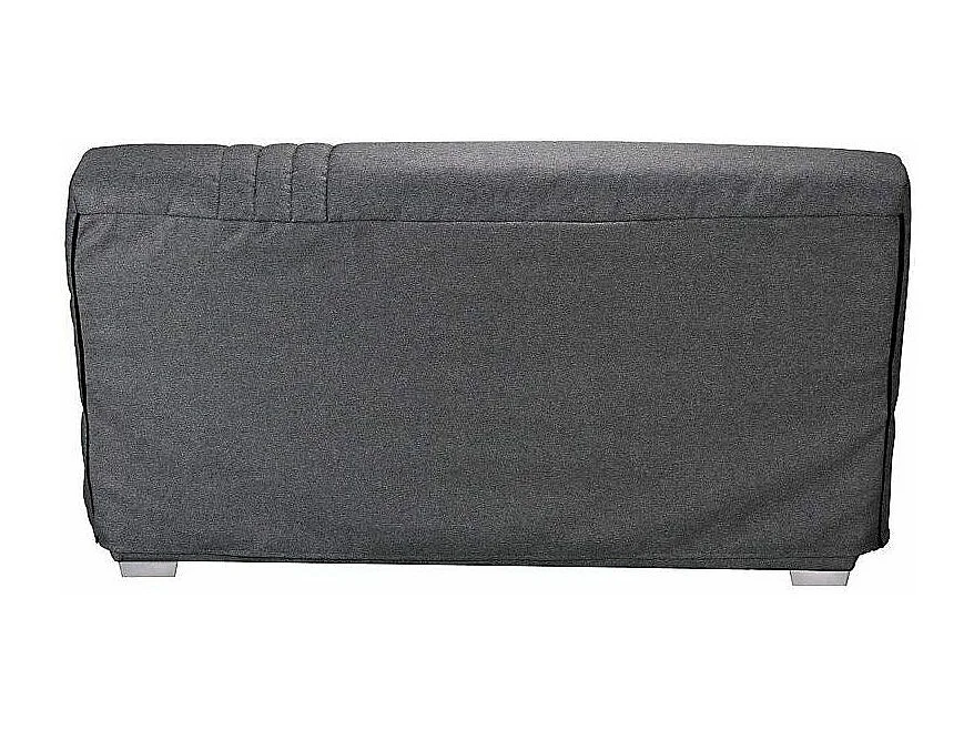 Canapé clic clac tissu avec rangement matelas Sofaconfort 17cm Parko 193cm-Couleur Gris Souris