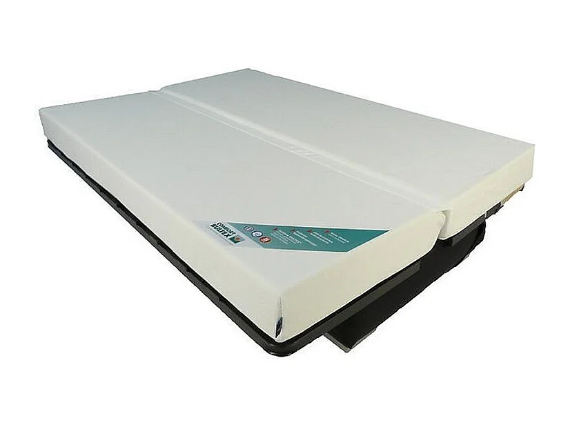 Clic Clac zitbank Bultex matrasstof 14 cm met Bary opberger-Kleur Lichtroze-Slapen 130x190cm