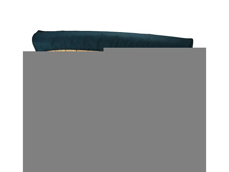 Banquette Clic-clac tissu 130x190 matelas Bultex 14cm avec rangement Boky-Couleur Bordeaux