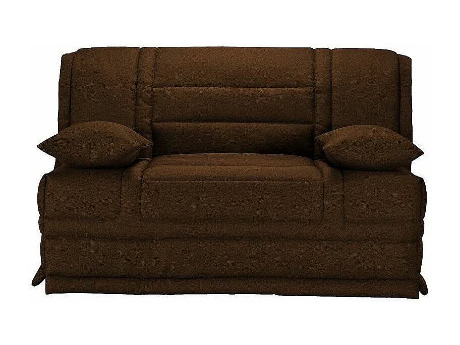 Banquette BZ tissu matelas 12cm Venus-Couleur Marron-160x200