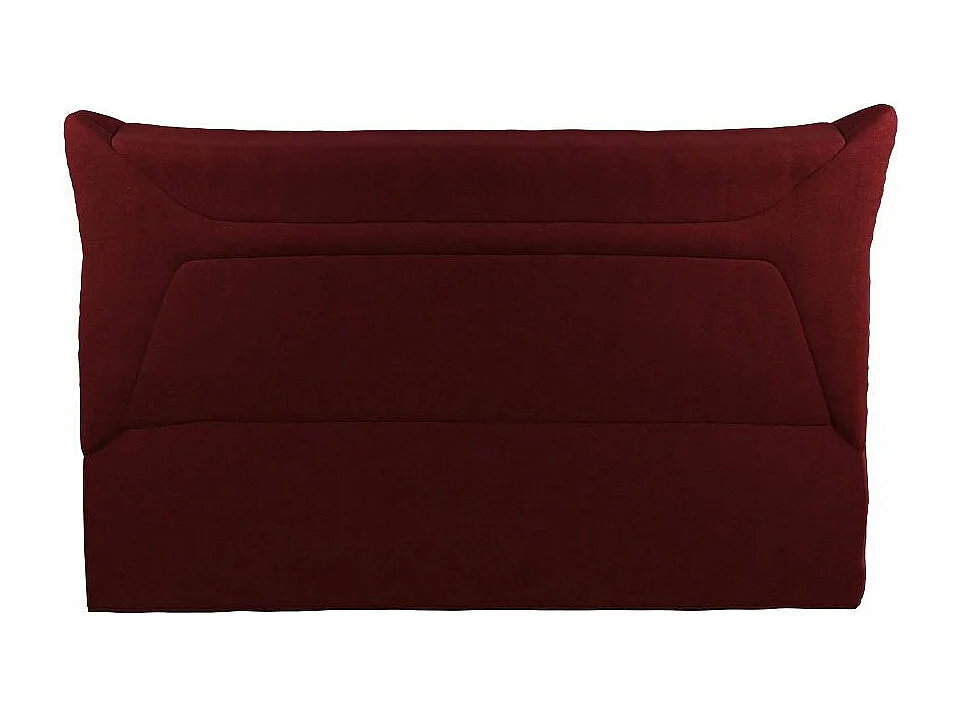 Canapé BZ Tissu matelas 12cm 140x190 Zilo-Couleur Bordeaux-Coffre de rangement Avec rangement