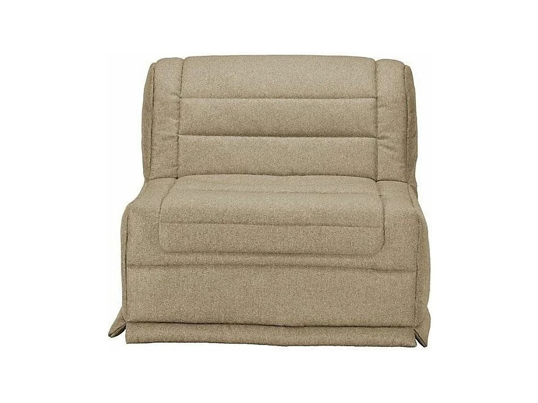 Fauteuil BZ 1 place microfibre matelas 12cm Venus-Couleur Rouge
