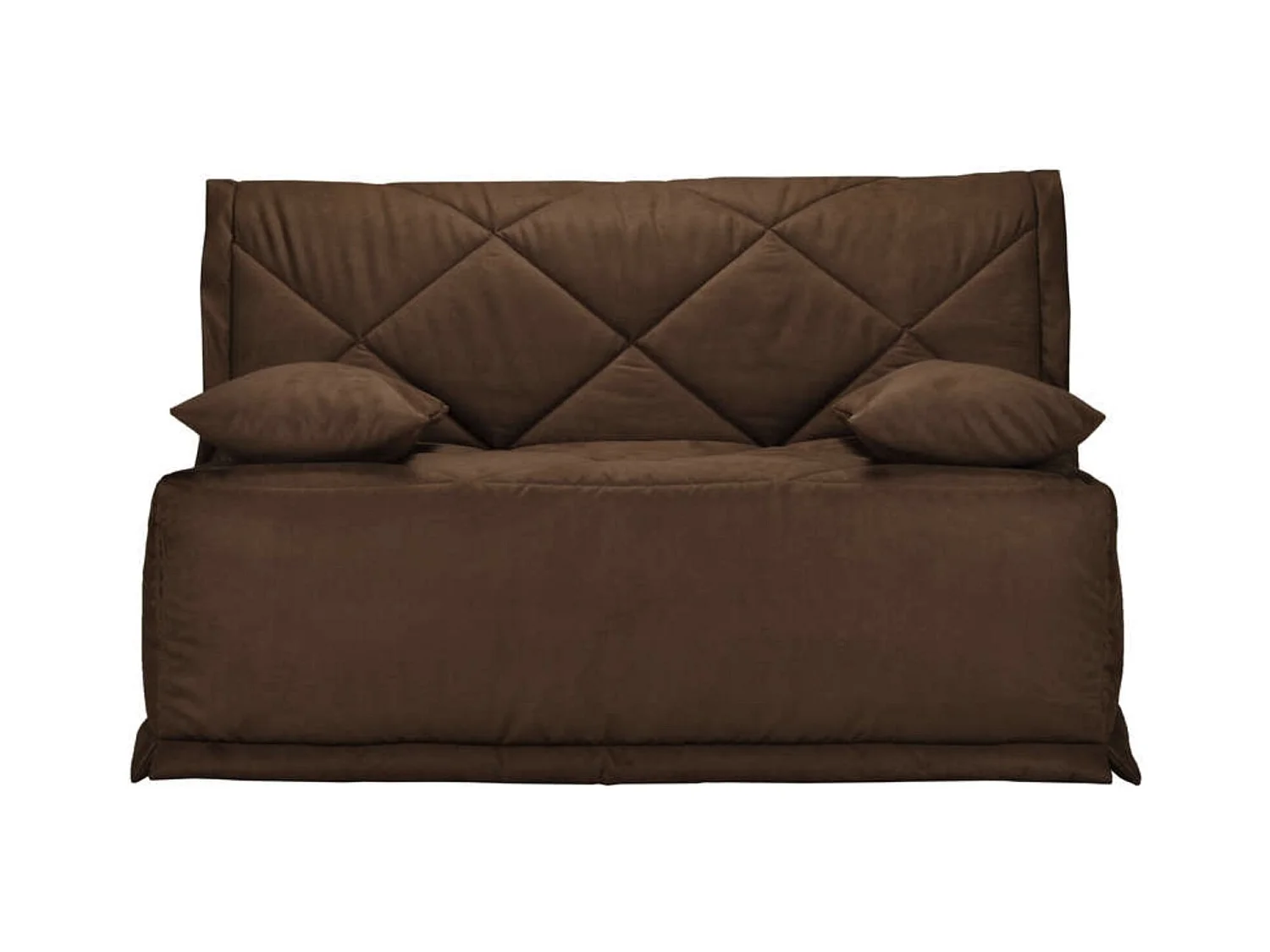 Banquette BZ microfibre matelas Bultex 15cm Master 140x200-Couleur Gris clair