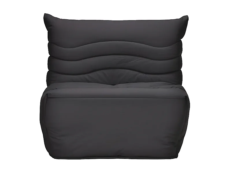 Banquette lit accordéon 1 place 90x190 matelas 12cm Brioca-Couleur A 962