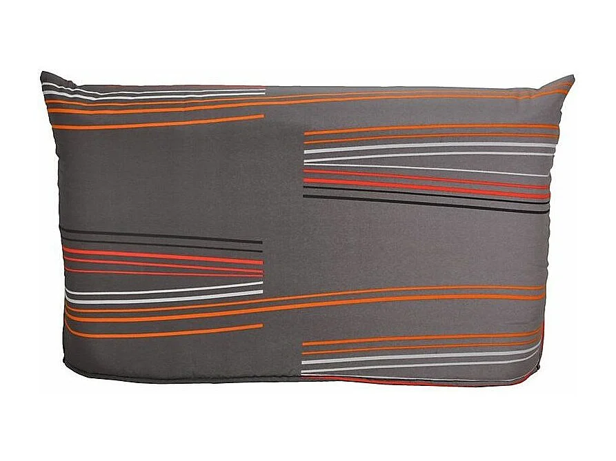 BZ grijs bedrukte bank 160x200 cm Starconfort matras 12 cm Artist