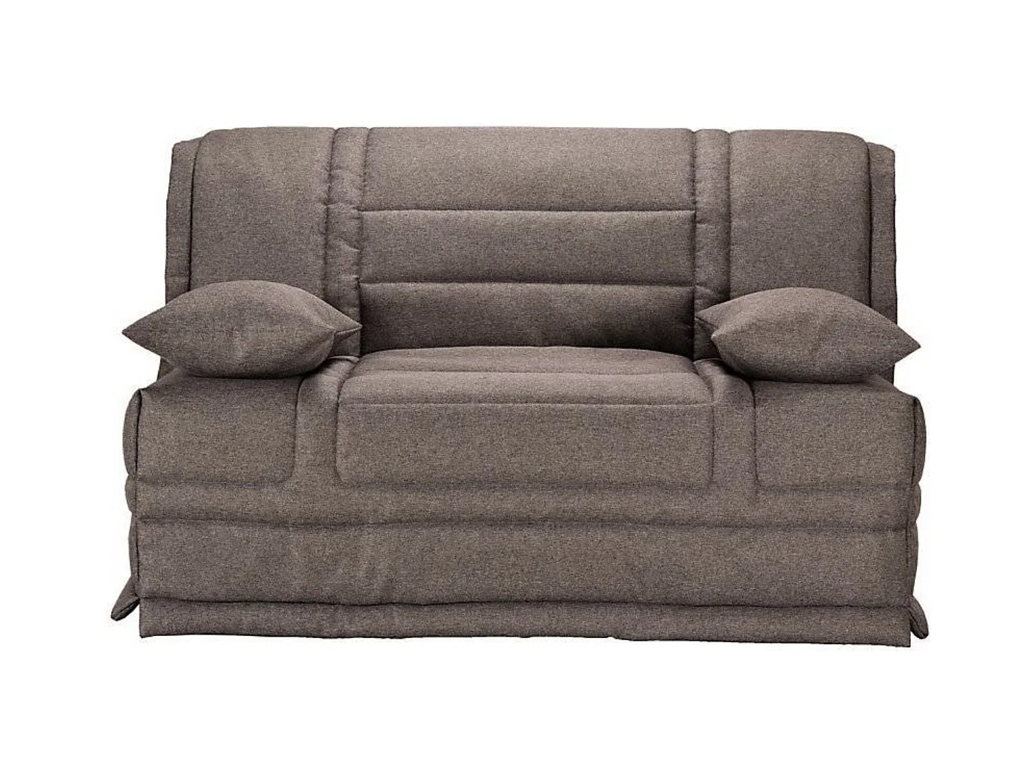 Banquette BZ tissu matelas Starconfort 15cm Pardo-Couleur Taupe-160x200