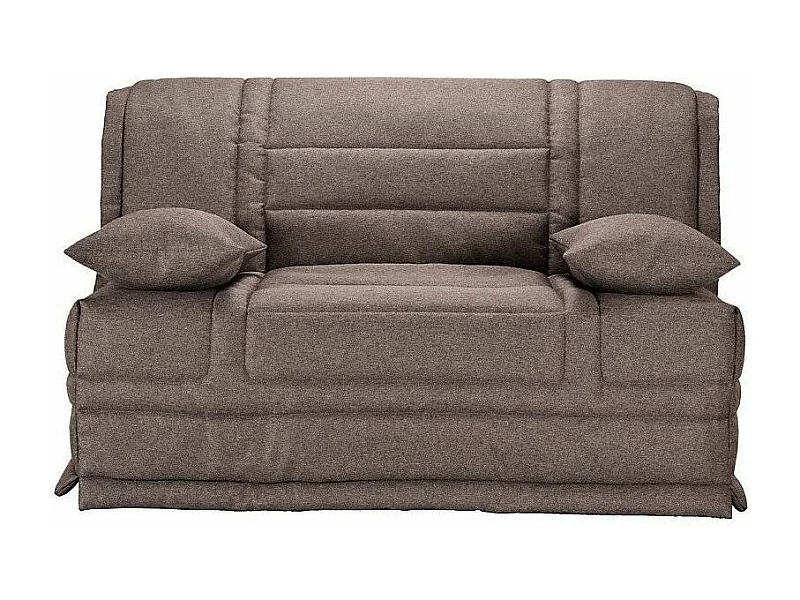 Banquette BZ tissu matelas Starconfort 15cm Pardo-Couleur Taupe-160x200