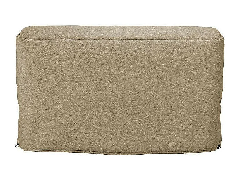 Banquette BZ tissu 140x200 matelas Bultex 15cm Celia-Couleur Beige clair