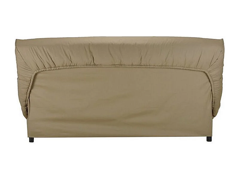 Banquette Clic Clac tissu matelas Starbed 13cm avec coffre de rangement Kistar 130x190-Couleur Bleu canard
