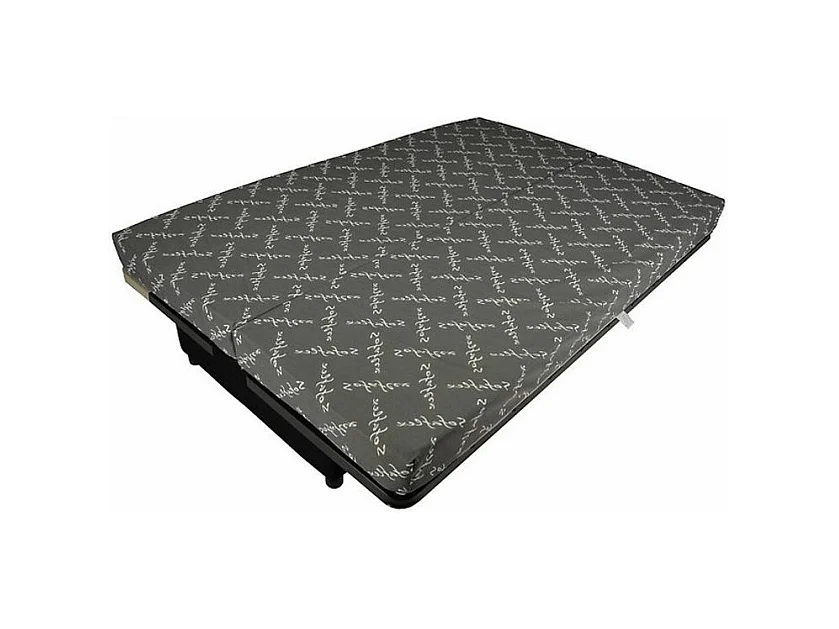 Clic Clac zitbank Starbed matrasstof 13 cm met Kistar opbergbox 130x190 cm-Kleur Zwart