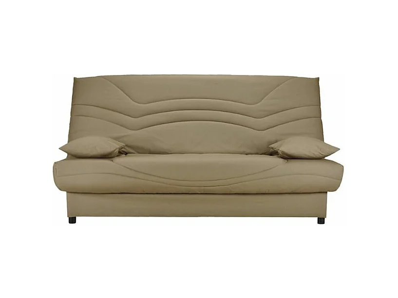 Clic Clac zitbank Starbed matrasstof 13 cm met Kistar opbergbox 130x190 cm-Kleur Zwart