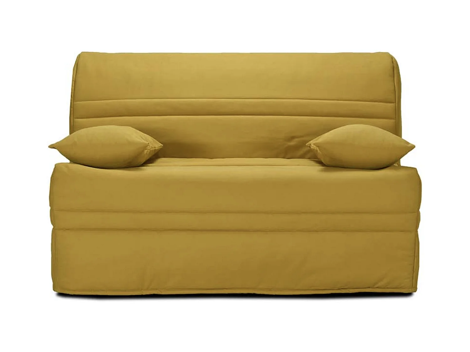 BZ zitbank Bultex matrasstof 15 cm Barnes 140x200 cm-Kleur GEEL-Opslagruimte Zonder opslag