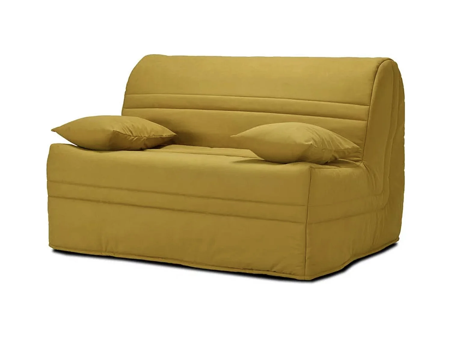 BZ zitbank Bultex matrasstof 15 cm Barnes 140x200 cm-Kleur GEEL-Opslagruimte Zonder opslag