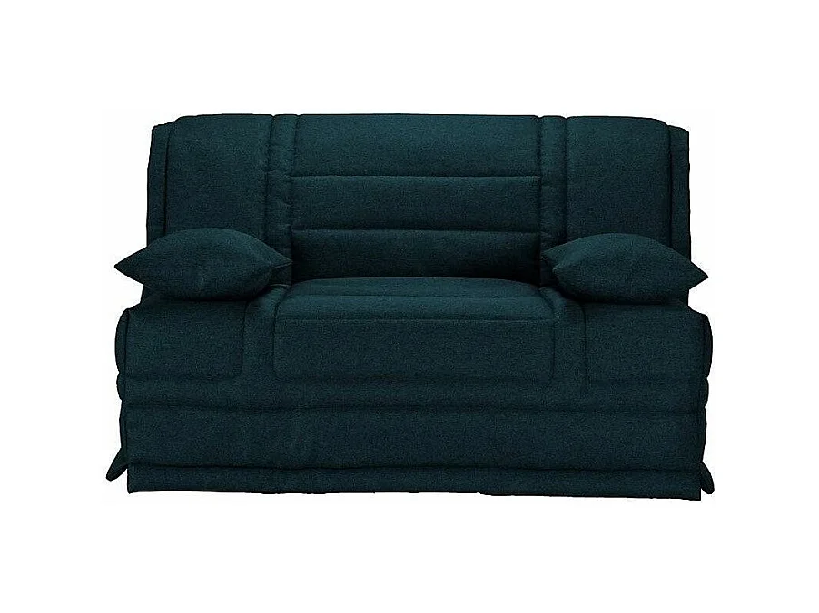 Banquette BZ tissu matelas 12cm Venus-Couleur Bleu foncé-160x200