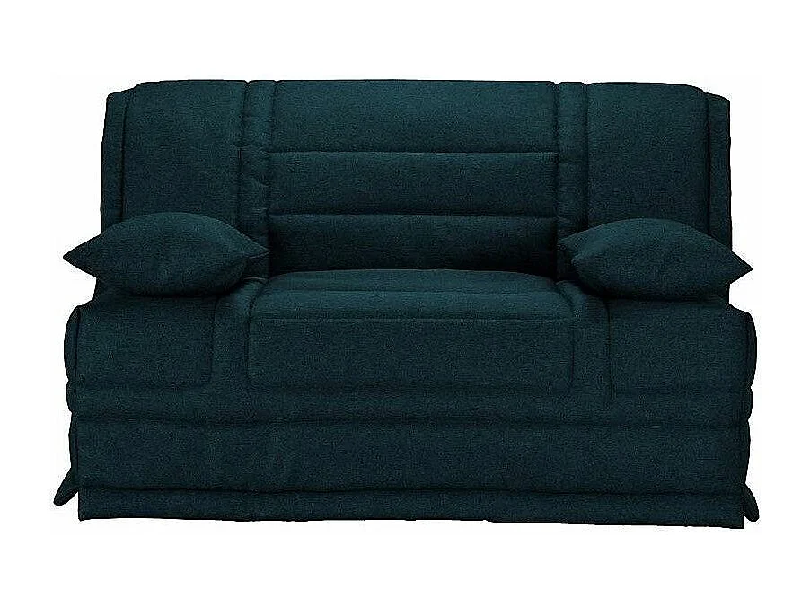 Banquette BZ tissu matelas 12cm Venus-Couleur Bleu foncé-160x200