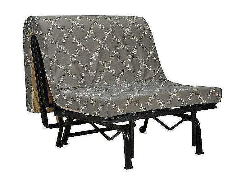 Fauteuil BZ 1 place 90x190 tissu matelas 9cm Optale-Couleur Bleu turquoise